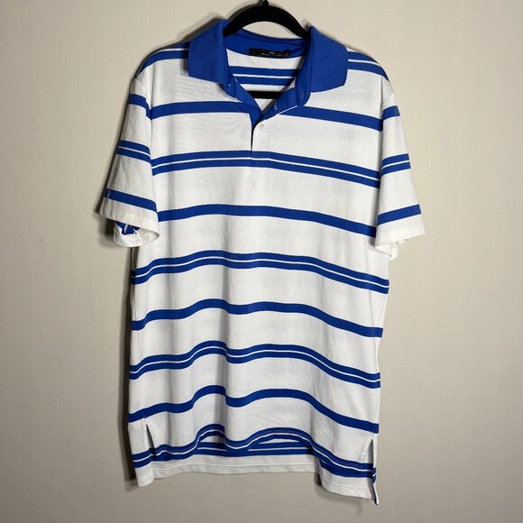 RLX Ralph Lauren Striped Golf Polo - Picture 1 of 3